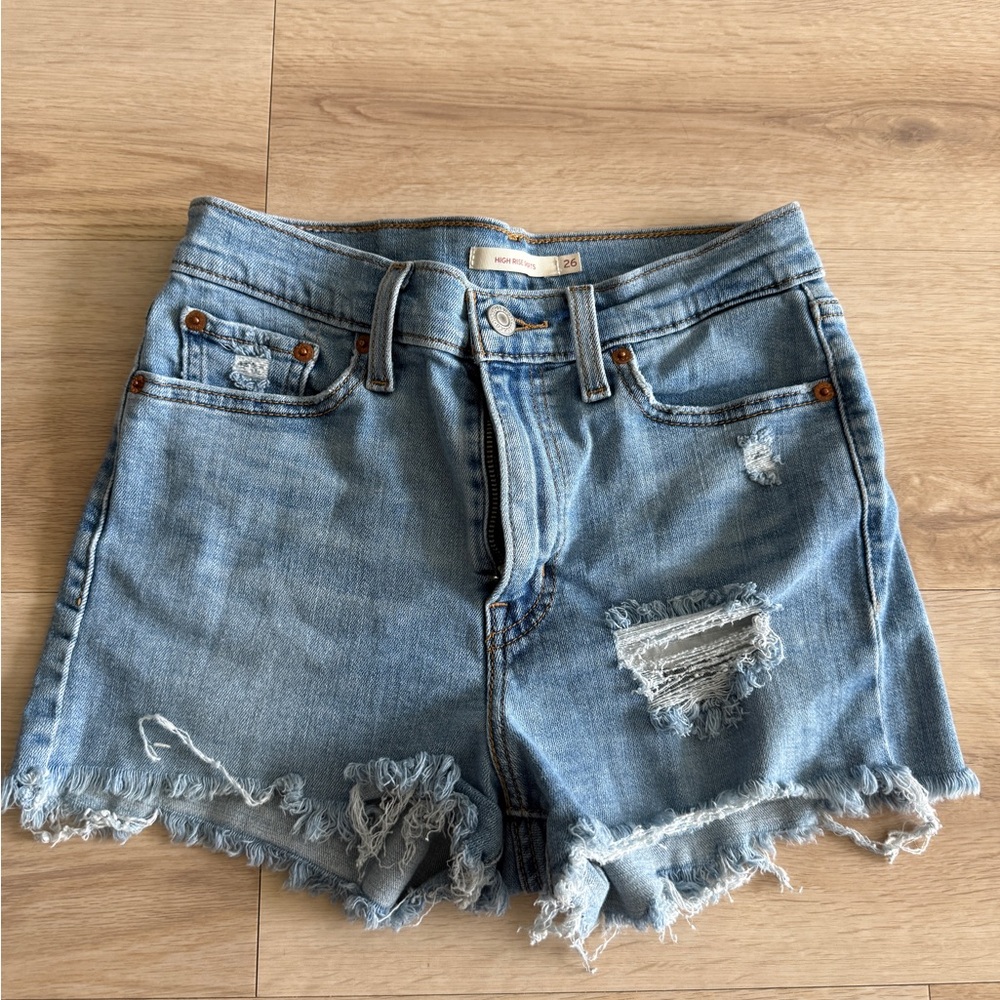 Levi High Rise Shorts